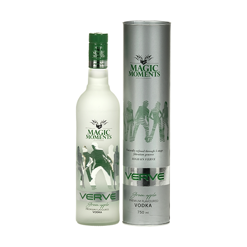 Magic Moments Verve Green Apple Flavoured Premium Vodka -Radico Khaitan Ltd