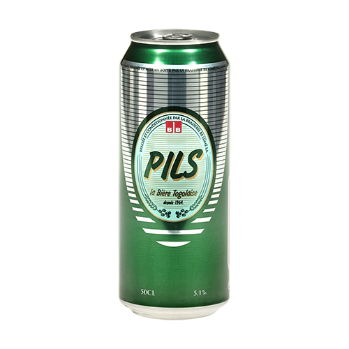 Pils (Can 50cl) -Brasserie BB Lome S.A.