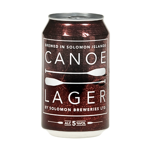 Canoe Lager (Can 33cl) -Solomon Breweries Ltd.