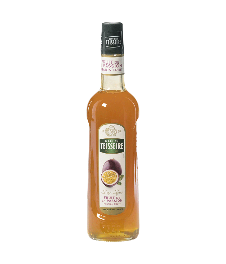 Mathieu Teisseire Passion Fruit Syrup Grand Gold Quality Award 2020 From Monde Selection