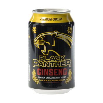 Black Panther Ginseng Beer (Can 33cl) - Cambrew Ltd