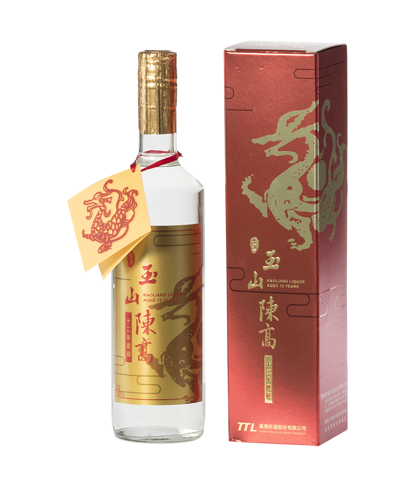 Yushan Kaoliang Liquor Aged 12 Years (Red Kirin) Gold Quality Award