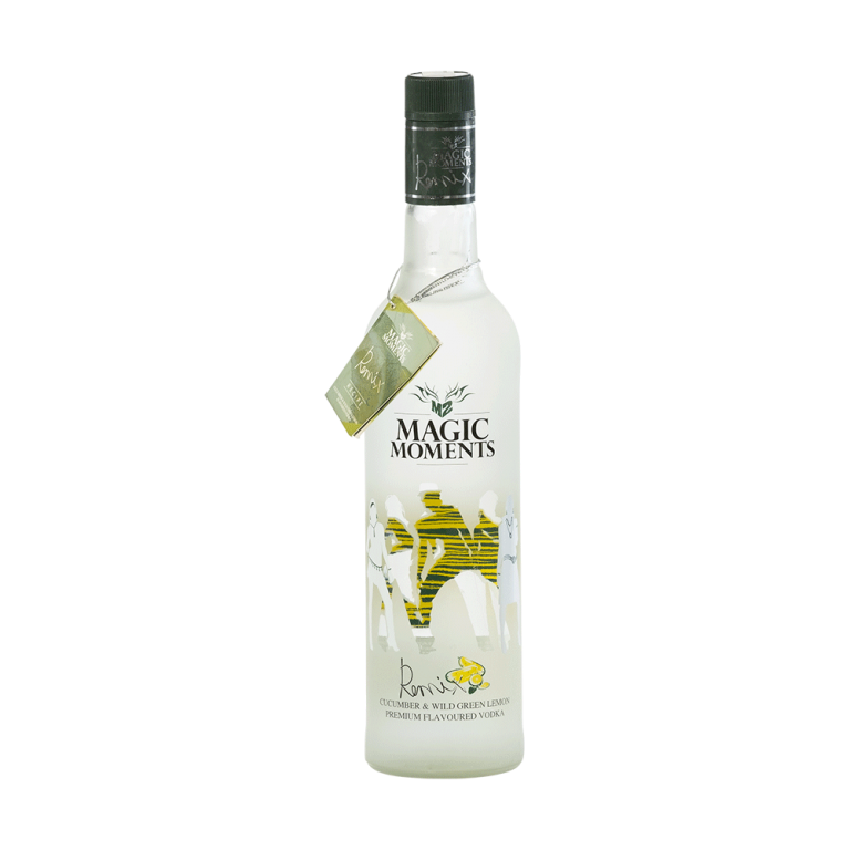 Magic Moments Remix Cucumber &amp; Wild Lemon Premium Flavoured Vodka - Radico Khaitan Ltd