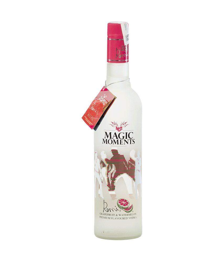 Magic Moments Remix Grapefruit And Watermelon Premium Flavoured Vodka Gold Quality Award 2020 From Monde Selection