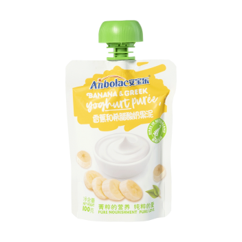 Anbolac Banana &amp; Greek Yoghurt Puree - Anbolac Nutritionals Limited