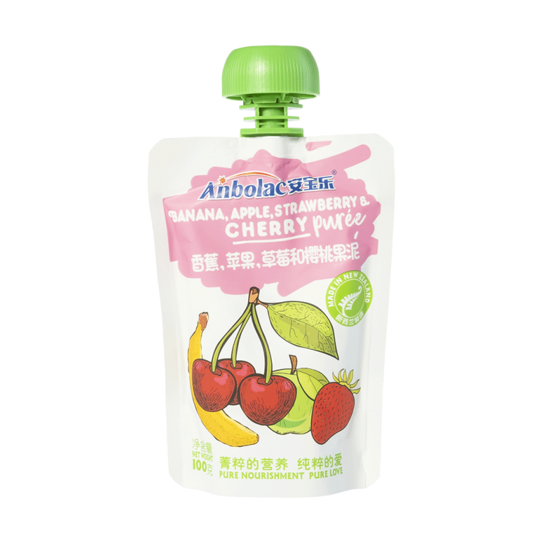 Anbolac Banana, Apple, Strawberry &amp; Cherry Puree - Anbolac Nutritionals Limited