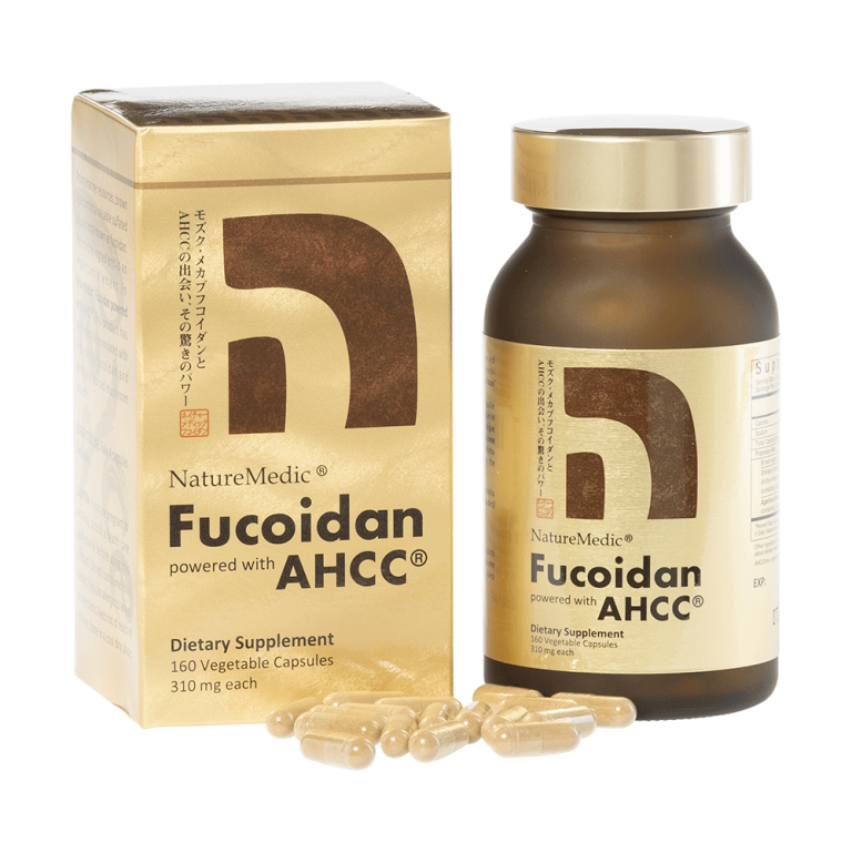 NatureMedic® Fucoidan powered with AHCC® Capsule Type - Nature Medic LLC