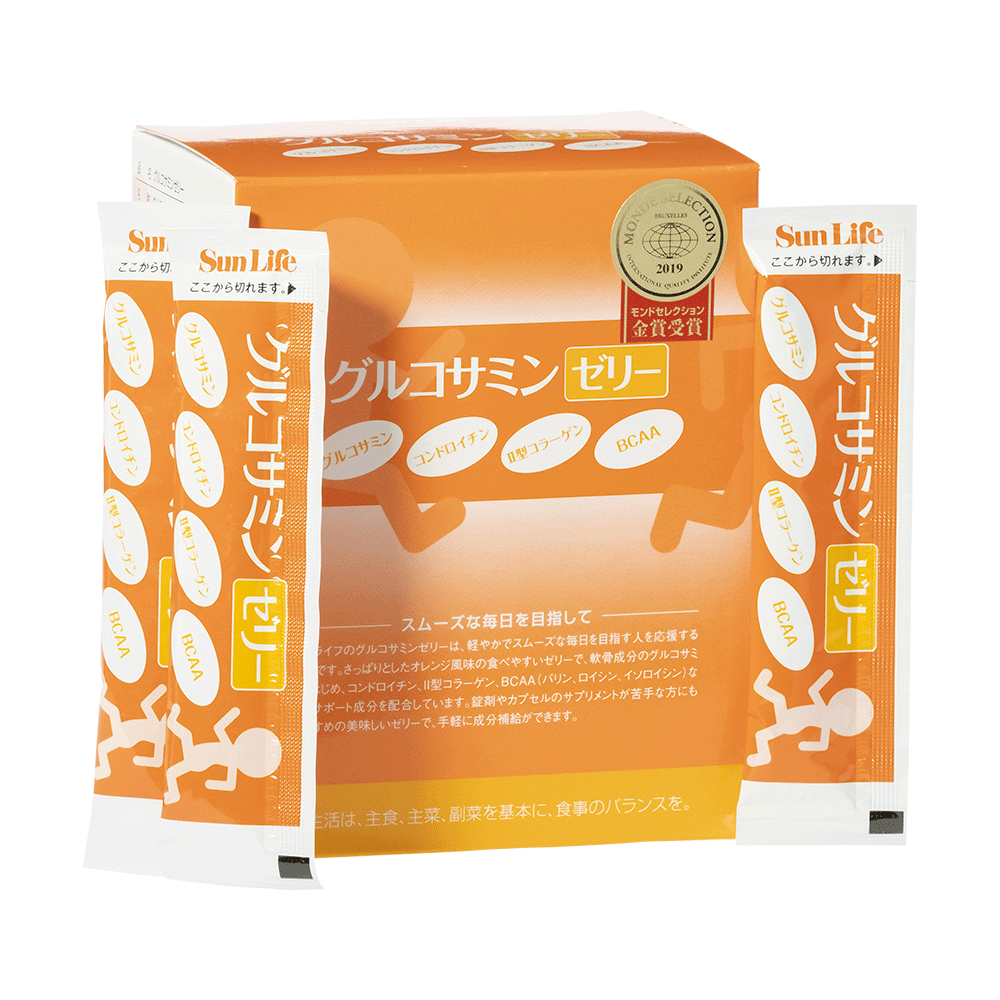 Glucosamine Jelly Gold Quality Award 2020 from Monde Selection