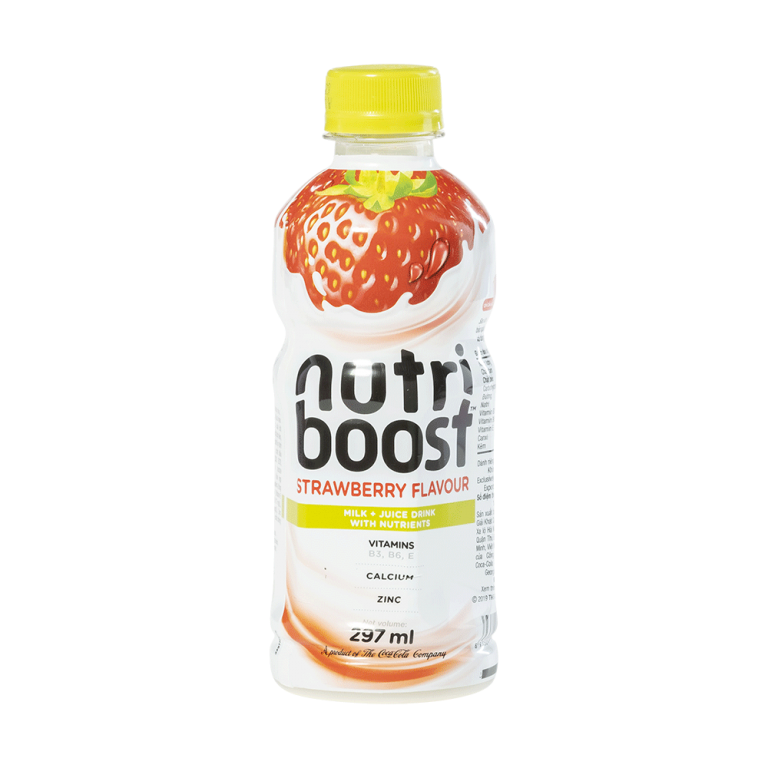 Nutriboost - Milk and juice drink - Strawberry flavour - Coca-Cola Beverages Vietnam Limited