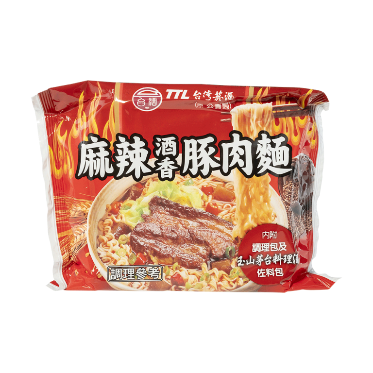 Taichiew Spicy Pork Instant Noodles - Taiwan Tobacco & Liquor Corporation