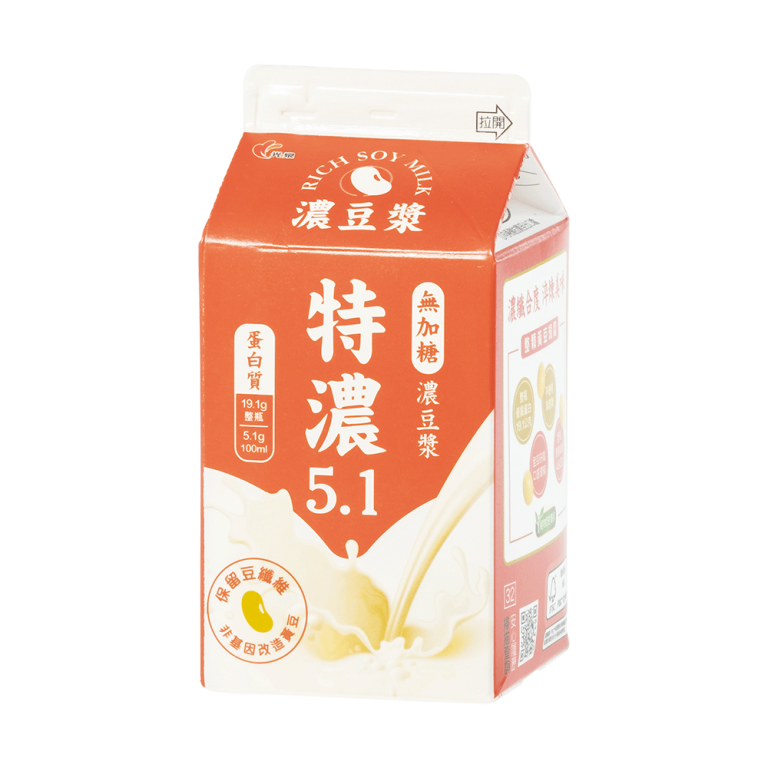 Rich Soy Milk (No Added Sugar) - Kuang Chuan Dairy Co., Ltd
