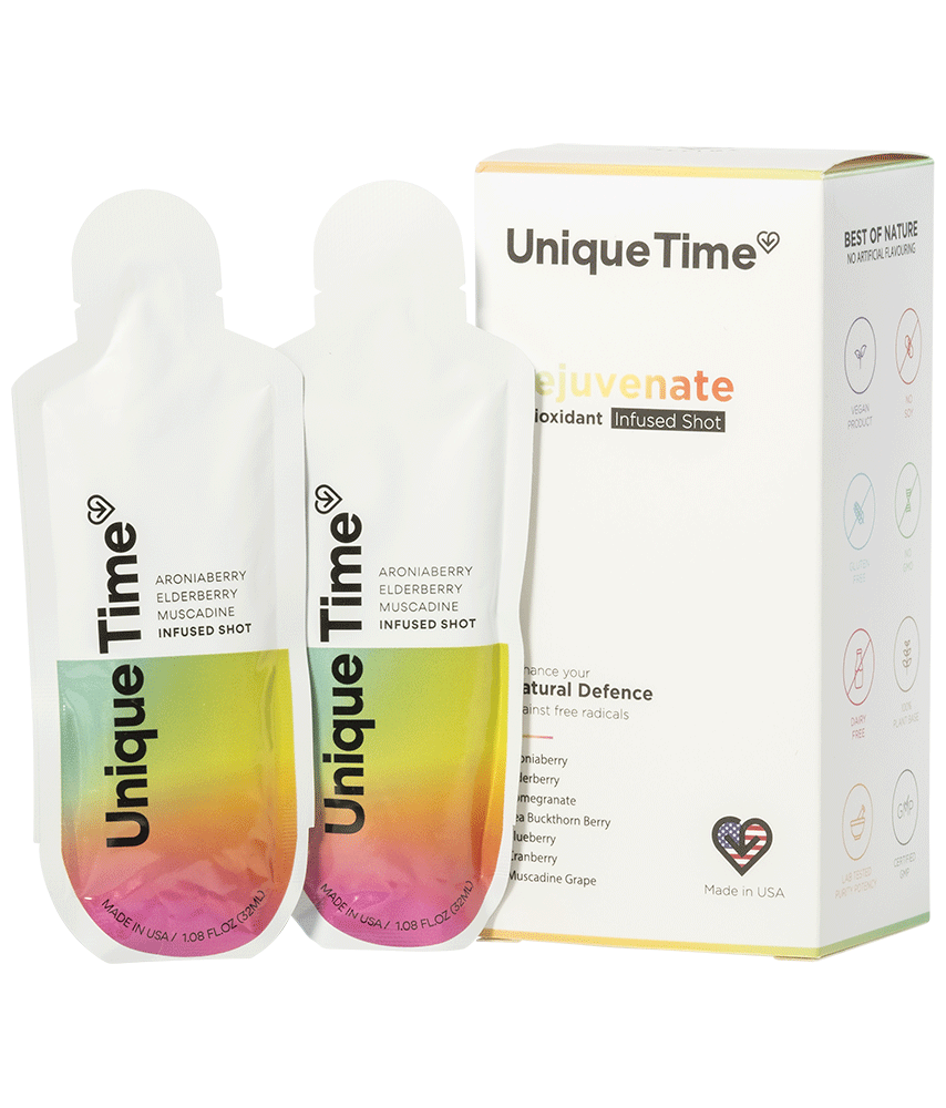 Time Rejuvenate Antioxidant Infused Shot - Gold Quality Award 2020 from Monde Selection
