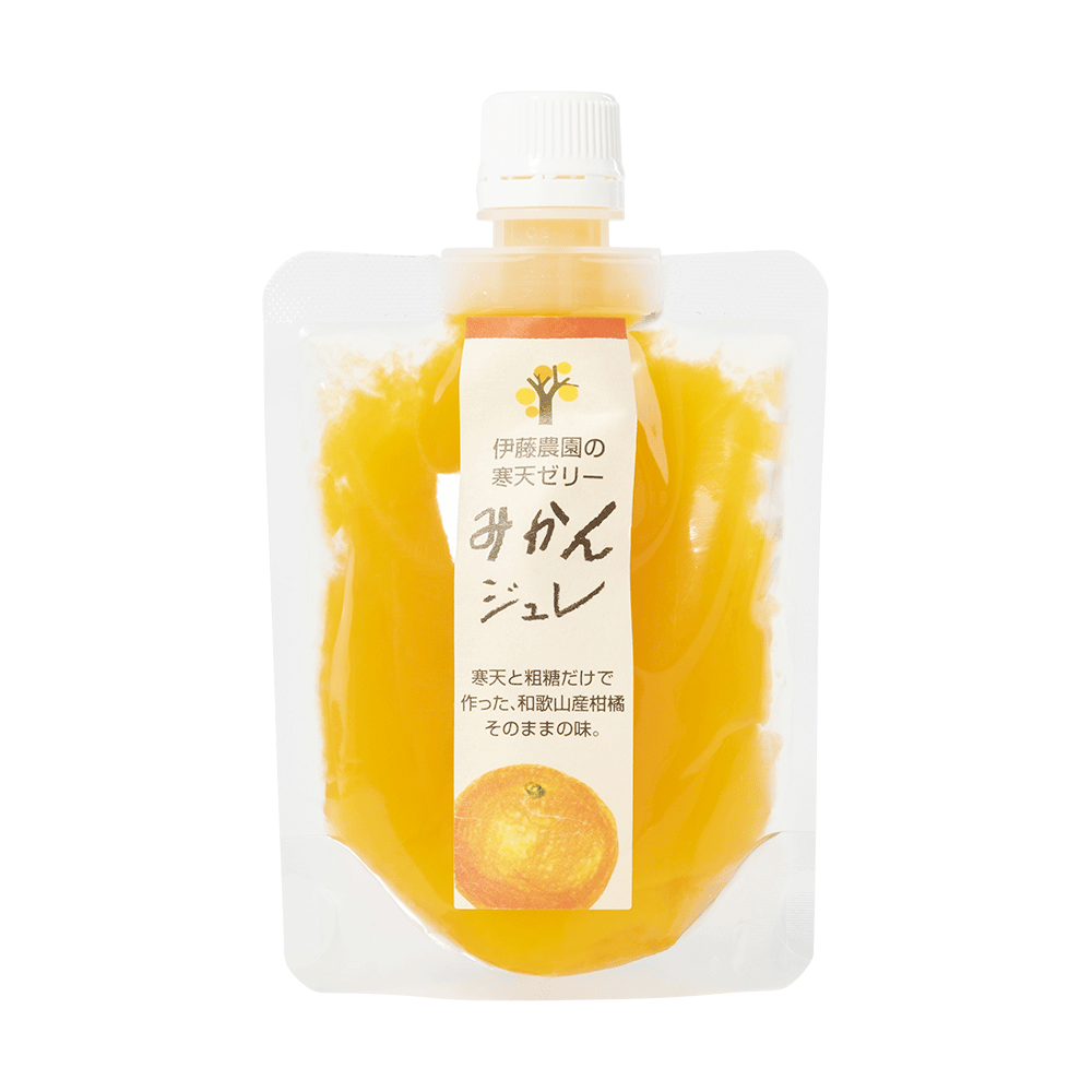 Pure Fruit Jelly Mikan (150g) - Silver Quality Award 2020 from Monde Selection