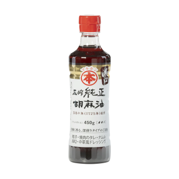 Assaku Jyunsei Sesame Oil Koikuchi (450g) - Takemoto Oil & Fat Co., Ltd