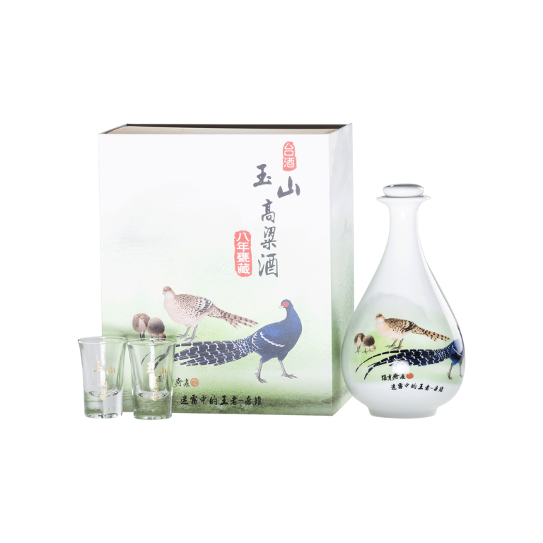 Yushan Daqu 8 Year Old Kaoliang Liquor (Mikado pheasant) - Taiwan Tobacco &amp; Liquor Corporation