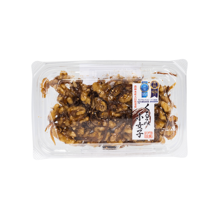 Sweet Cooked Walnuts and Small Fish (100g) - Katsuki Foods Industry Co., Ltd