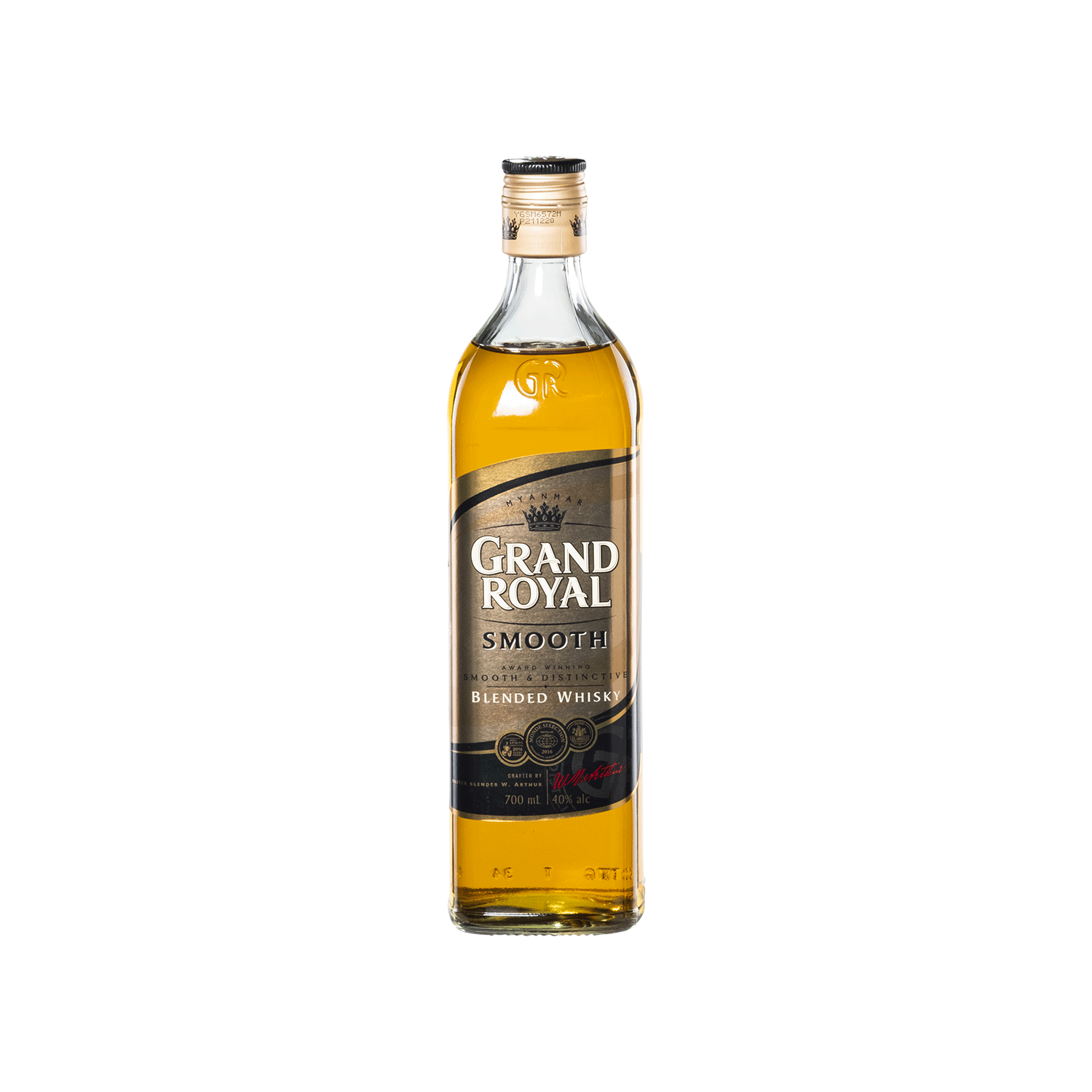 Grand Royal Smooth Whisky Gold Quality Award 2021 from Monde Selection
