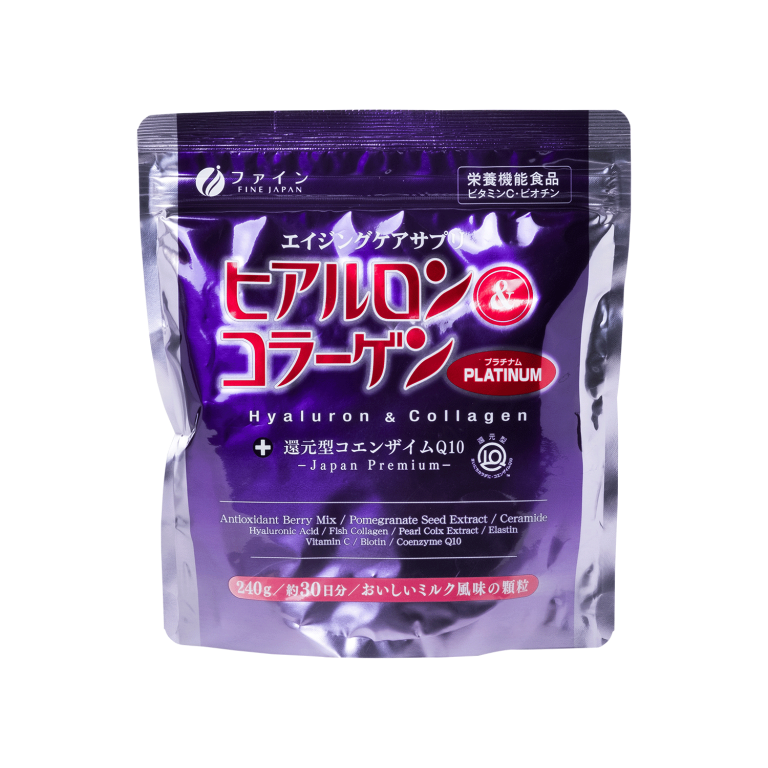 Hyaluron &amp; Collagen + Ubiquinol Platinum - Fine Japan Co., Ltd