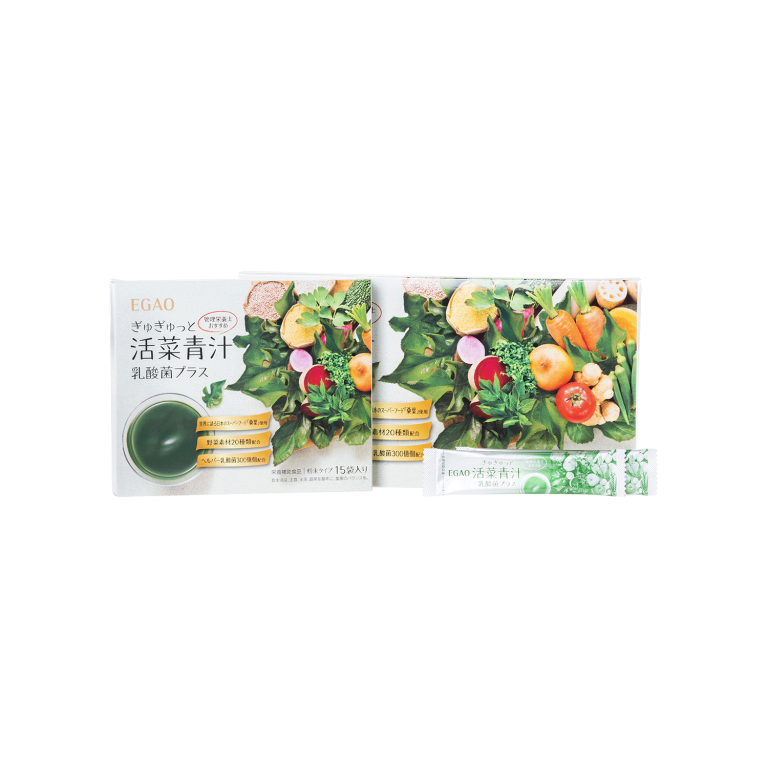 Gyugyutto Kassai Aojiru Lactobacillus Plus (15 & 31 Days) - Egao Co., Ltd