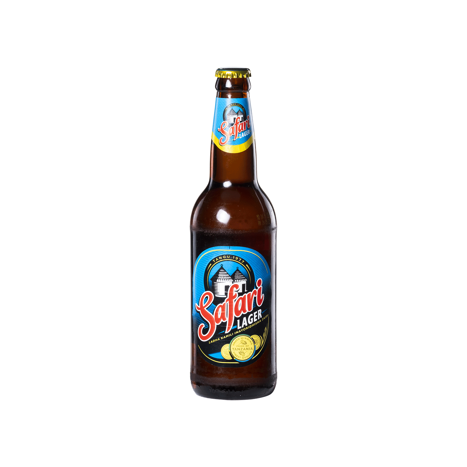 Safari Lager - Silver Quality Award 2021 from Monde Selection