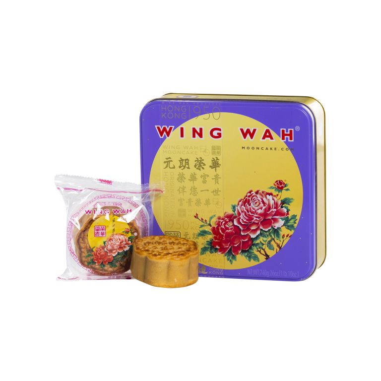 White Lotus Seed Paste Mooncake without Egg Yolk - Wing Wah Food Manufactory Limited