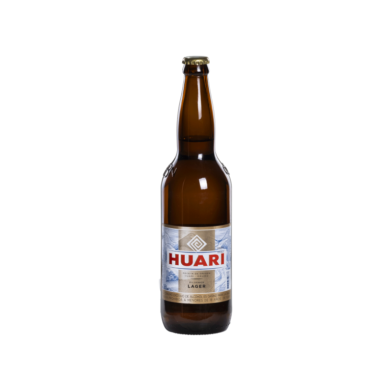 Huari Pilsener (Bottle 62cl) - Cerveceria Boliviana Nacional S.A.
