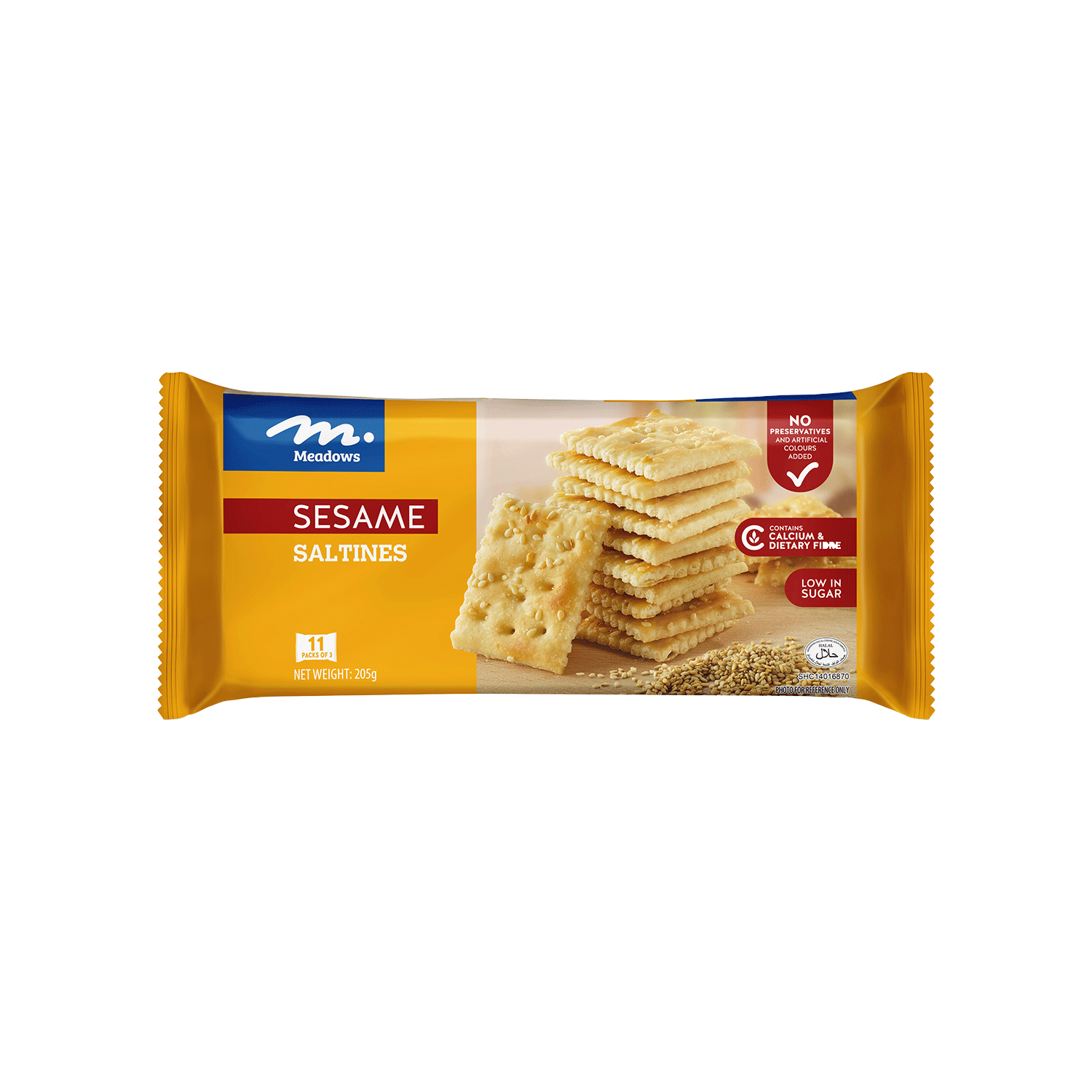 Sesame Saltines (205g) Silver Quality Award 2021 from Monde Selection