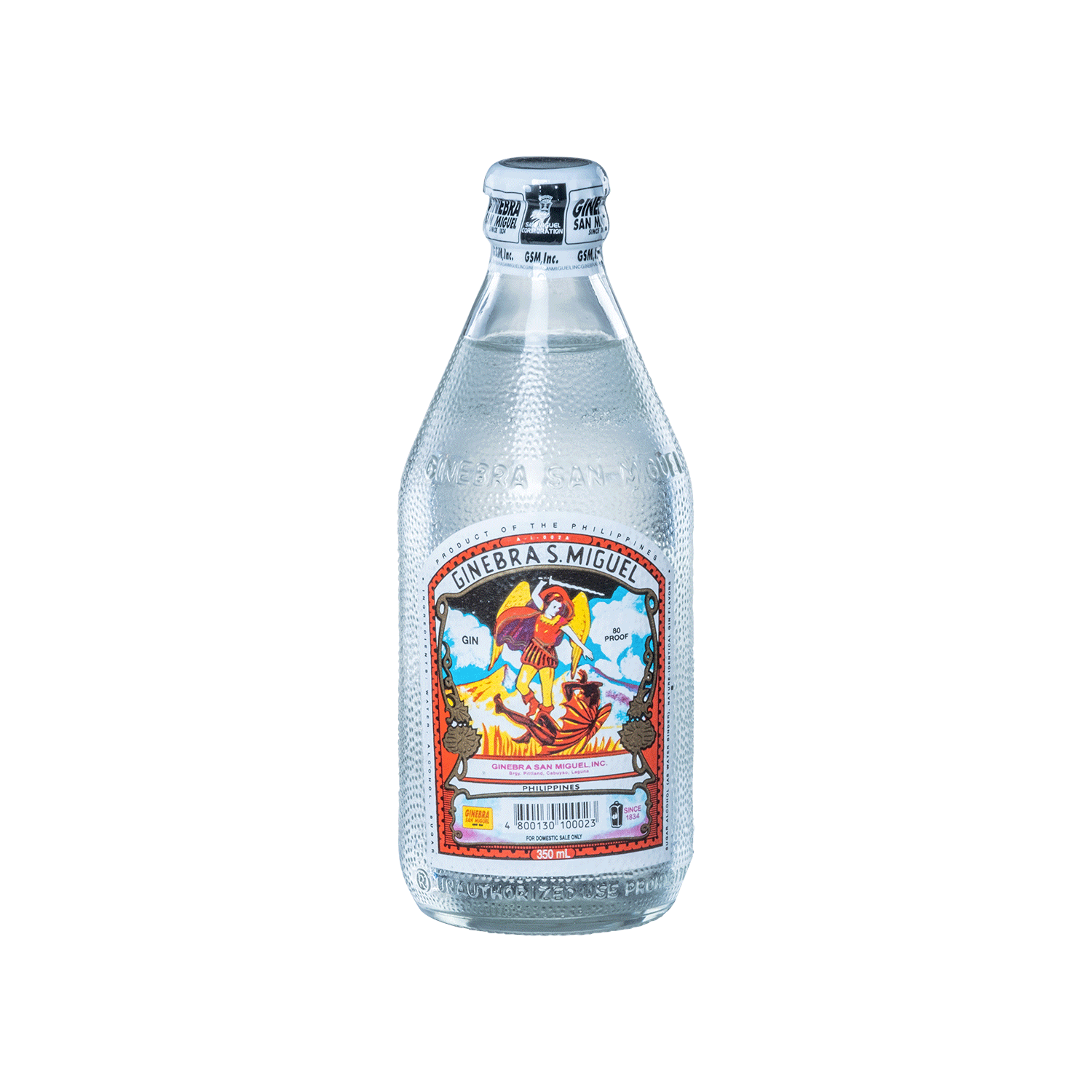 Ginebra San Miguel 350ml Round Gold Quality Award 2022 From Monde ginebra-san-miguel-350ml-round-gold-quality-award-2022-from-monde