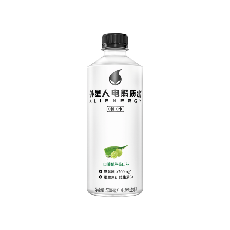 Alienergy Electrolyte Water - White Grape & Aloe Vera Flavor - Genki Forest (Beijing) Food Technology Group Co., Ltd.