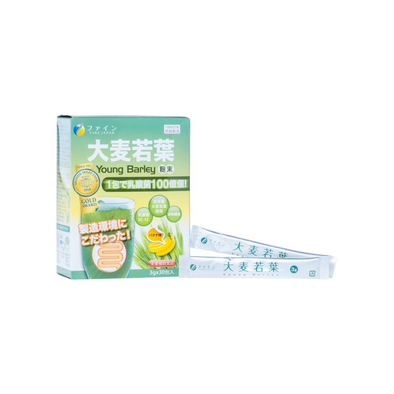 Young Barley + Lactic Acid - Banana flavour - Fine Japan Co., Ltd