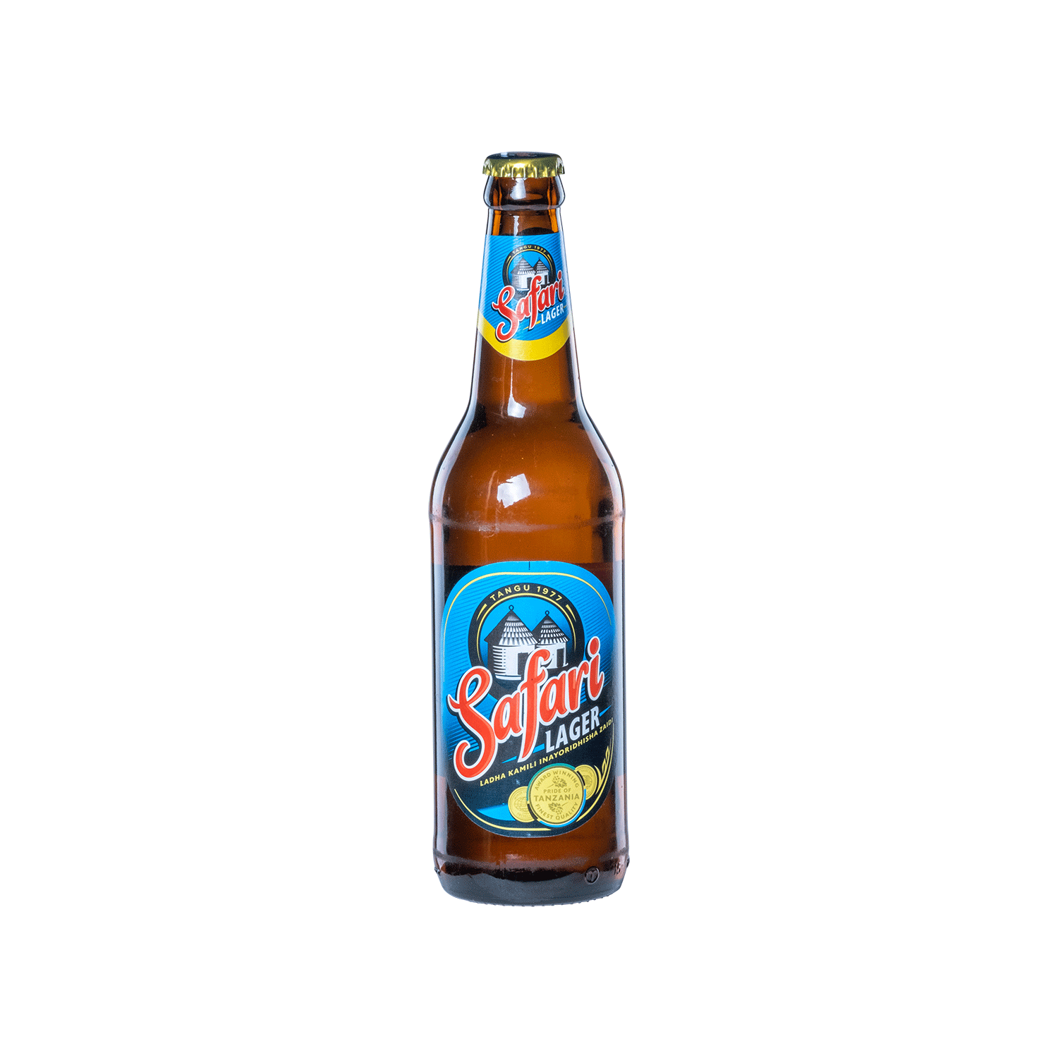 Safari Lager (Bottle 50cl) Silver Quality Award 2024 from Monde Selection