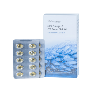 Vitabox 85% Omega-3 rTG Super Fish Oil (EPA+DHA) - Devotion International Co., Ltd