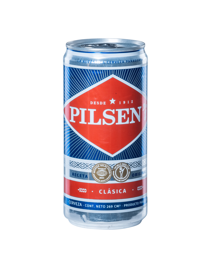 Pilsen Clásica (Can 269ml) Gold Quality Award 2022 from Monde Selection