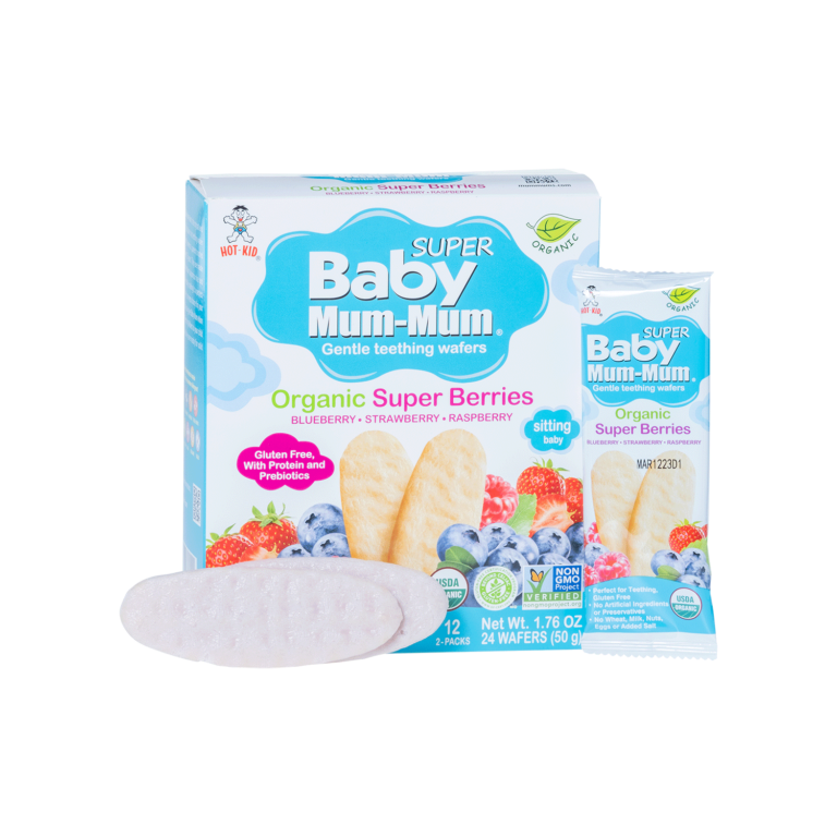 Hot-Kid Baby Mum-Mum Organic Gentle Teething Wafers Super Berries - Guangzhou Yong Want Foods Ltd.