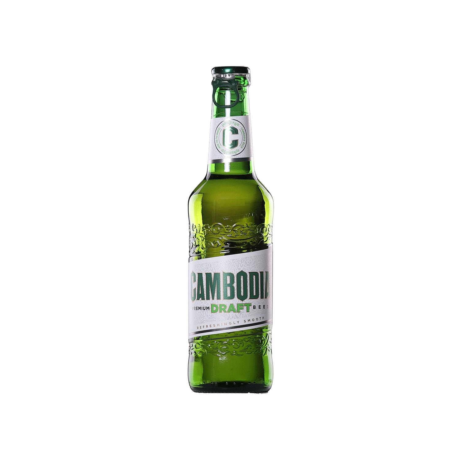 Cambodia Premium Draft Beer (Bottle 33cl) Silver Quality Award 2022