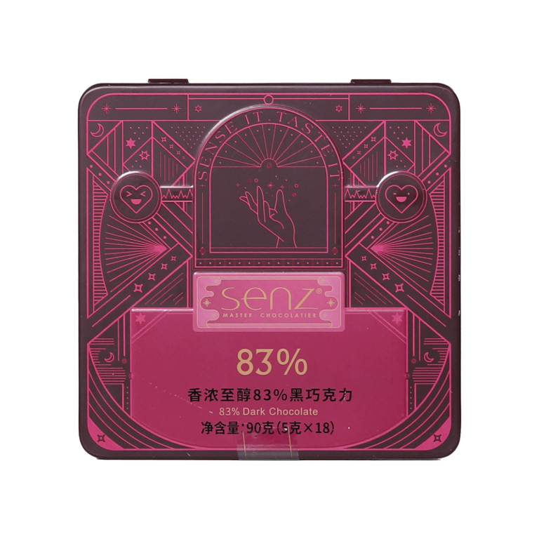 Senz Dark Chocolate 83% - éå¥ - Monde Selection 2022 Senz Dark Chocolate 83% - éå¥ - Monde Selection 2022