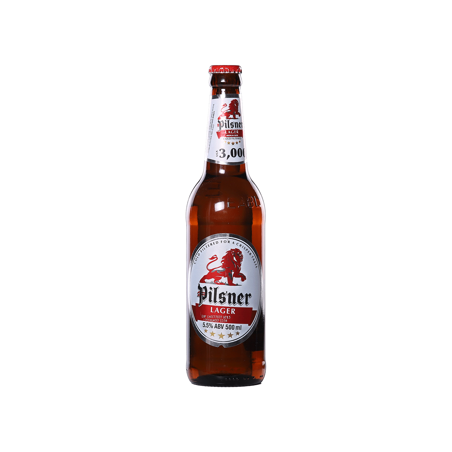 Pilsner lager Silver Quality Award 2024 from Monde Selection