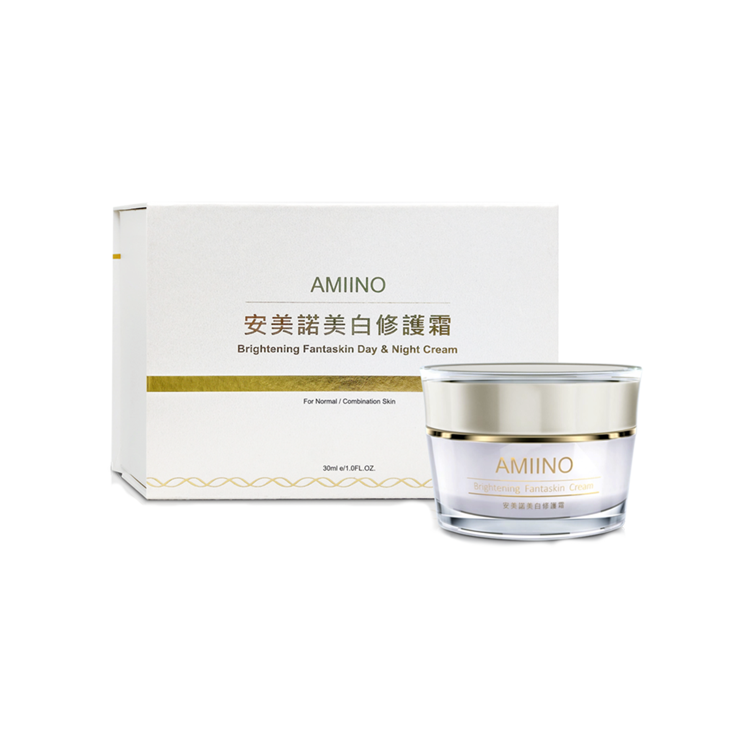 AMIINO Brightening Fantaskin Day and Night Cream - Gold