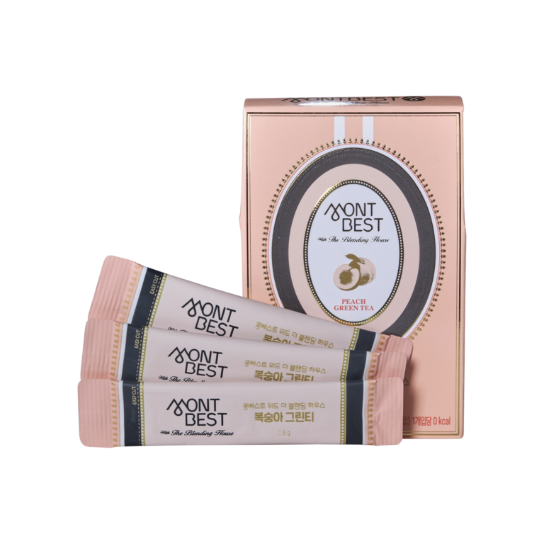 Montbest with the Blending House Peach Green Tea - Korea Crystal Beverage Co., Ltd.