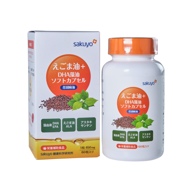 Sakuyo Perilla Oil + Dha Algal Oil Softgel - Senao International Co., Ltd