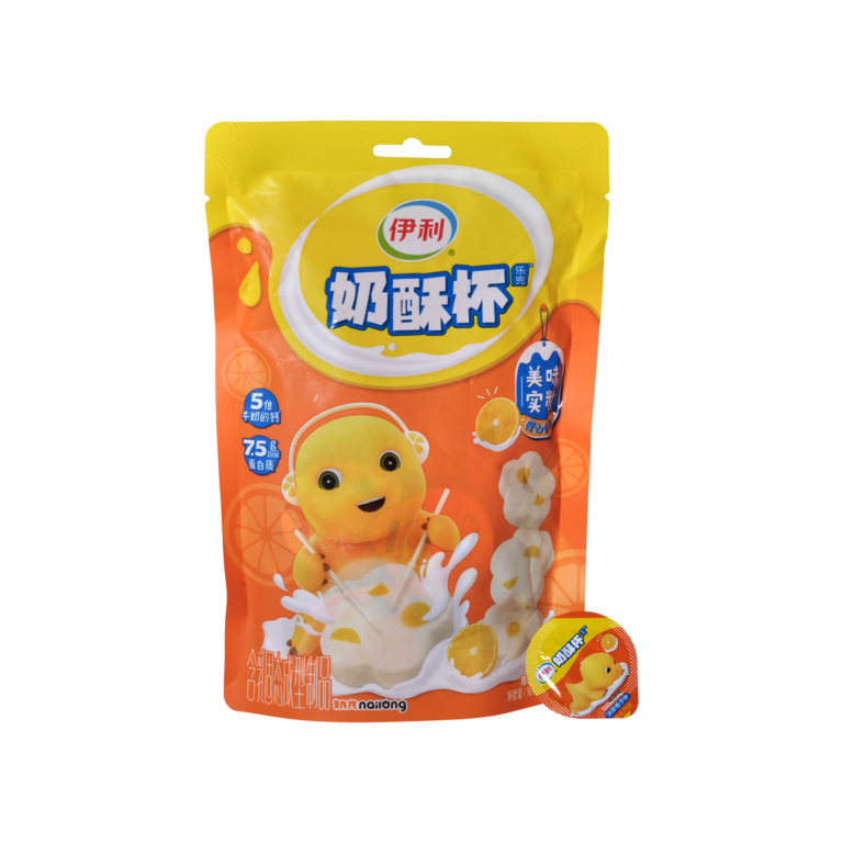 伊利乐兜奶酥杯酸奶橙子味 - 伊利乐兜