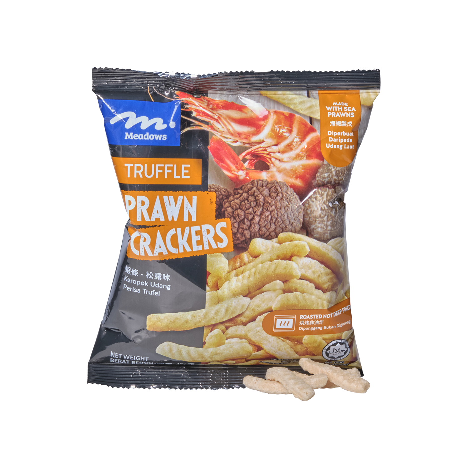 Meadows Truffle Prawn Crackers 40g Silver Quality Award 2023 from