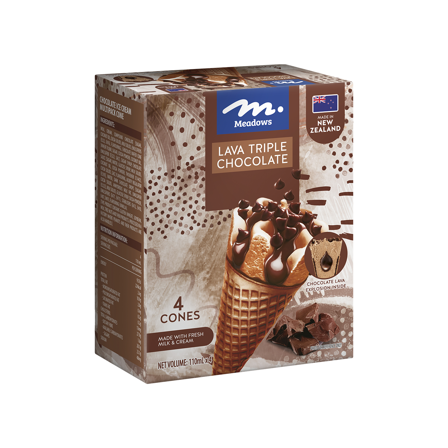 Triple Chocolate Lava Ice Cream Cone Silver Quality Award 2023 from