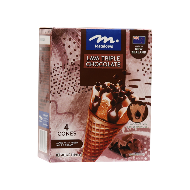 Triple Chocolate Lava Ice Cream Cone Silver Quality Award 2023 from