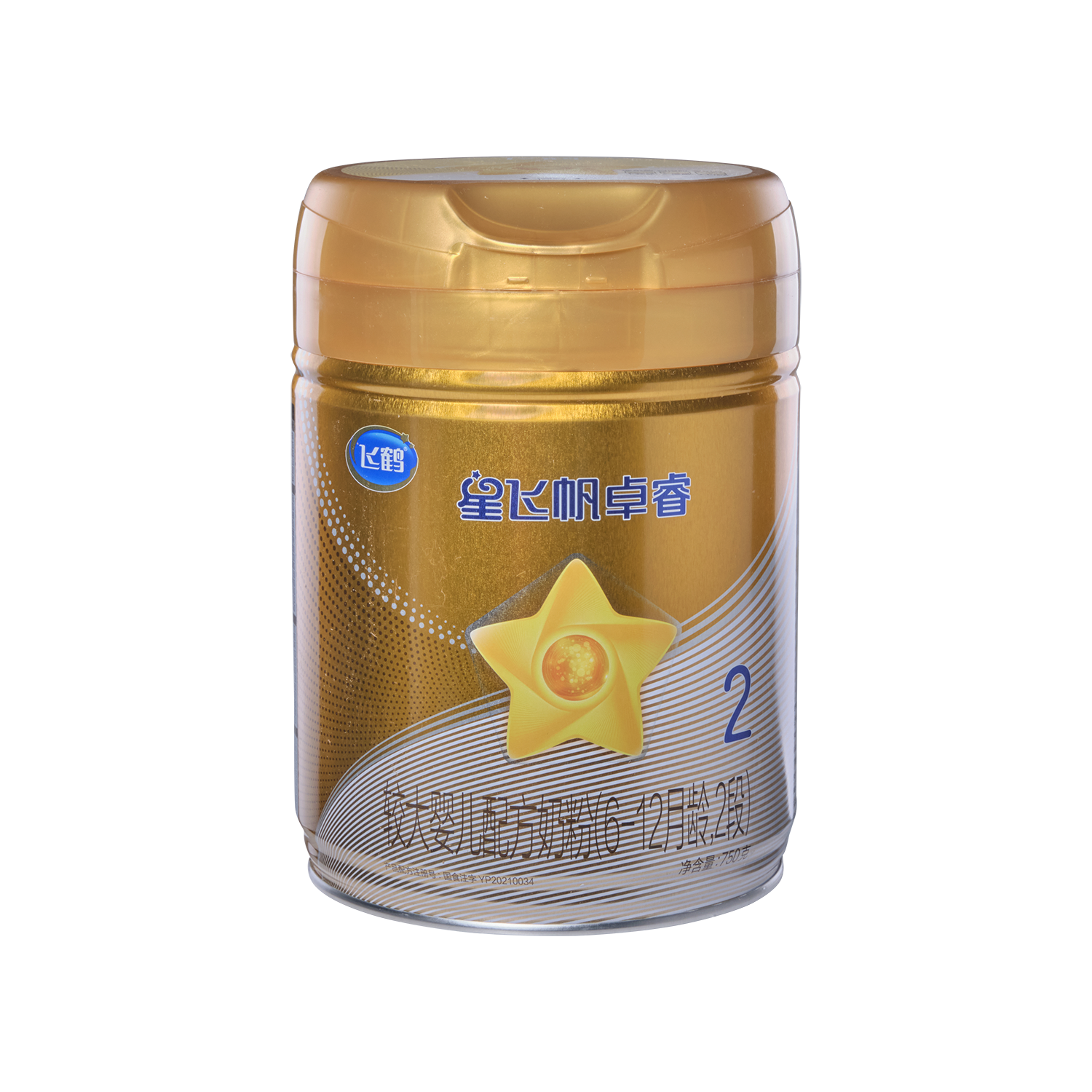飞鹤星飞帆卓睿较大婴儿配方奶粉（6-12月龄，2段）