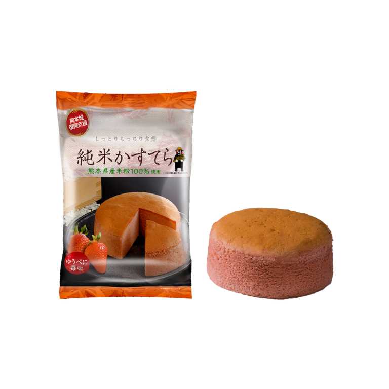 純米台湾かすてら　ゆうべに苺味 - 熊本県経済農業協同組合連合会