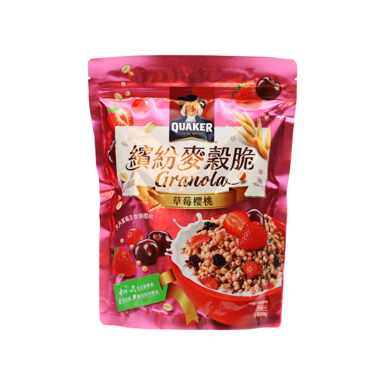 Quaker Oat Granola-Strawberry & Cherry - Standard Foods Corporation