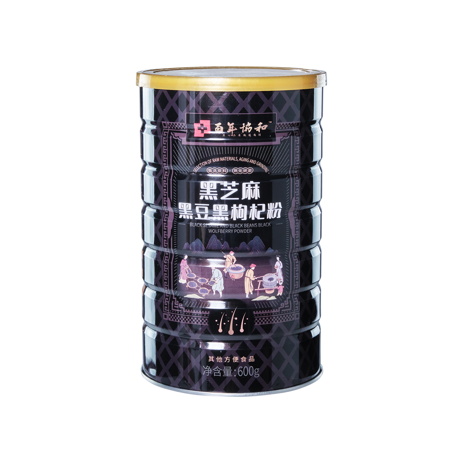 百年协和黑芝麻黑豆黑枸杞粉