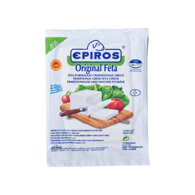 Epiros Original Feta (PDO) Cheese - Epirus SA Dairy Products
