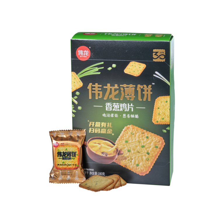WEILONG Crackers (Spring Onion And Chicken Soup Flavor) - Weilong Food Co.,Ltd
